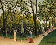 Luxembourg Gardens. Monument to Chopin Henri Rousseau